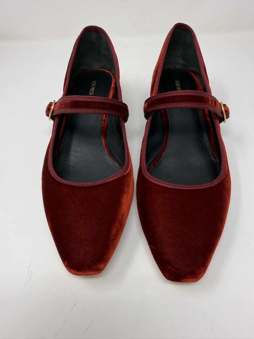 New Veronica Beard Cade Velvet Mary Jane Ballet Pump Sz 10 - Picture 9 of 13